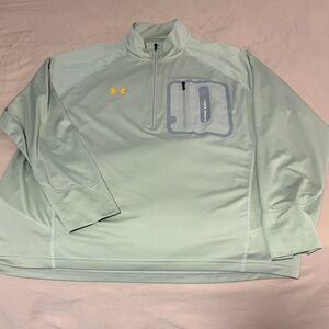 Under Armour Light Green Quarter-Zip Shirt